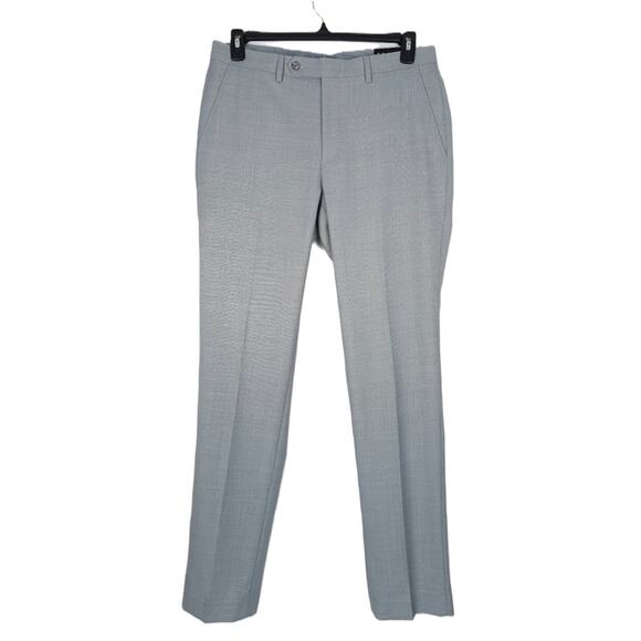 Bar III Men's Skinny-Fit Stretch Wool 2-Piece Suit Light Grey 44L 34x32 NWT - Picture 9 of 13